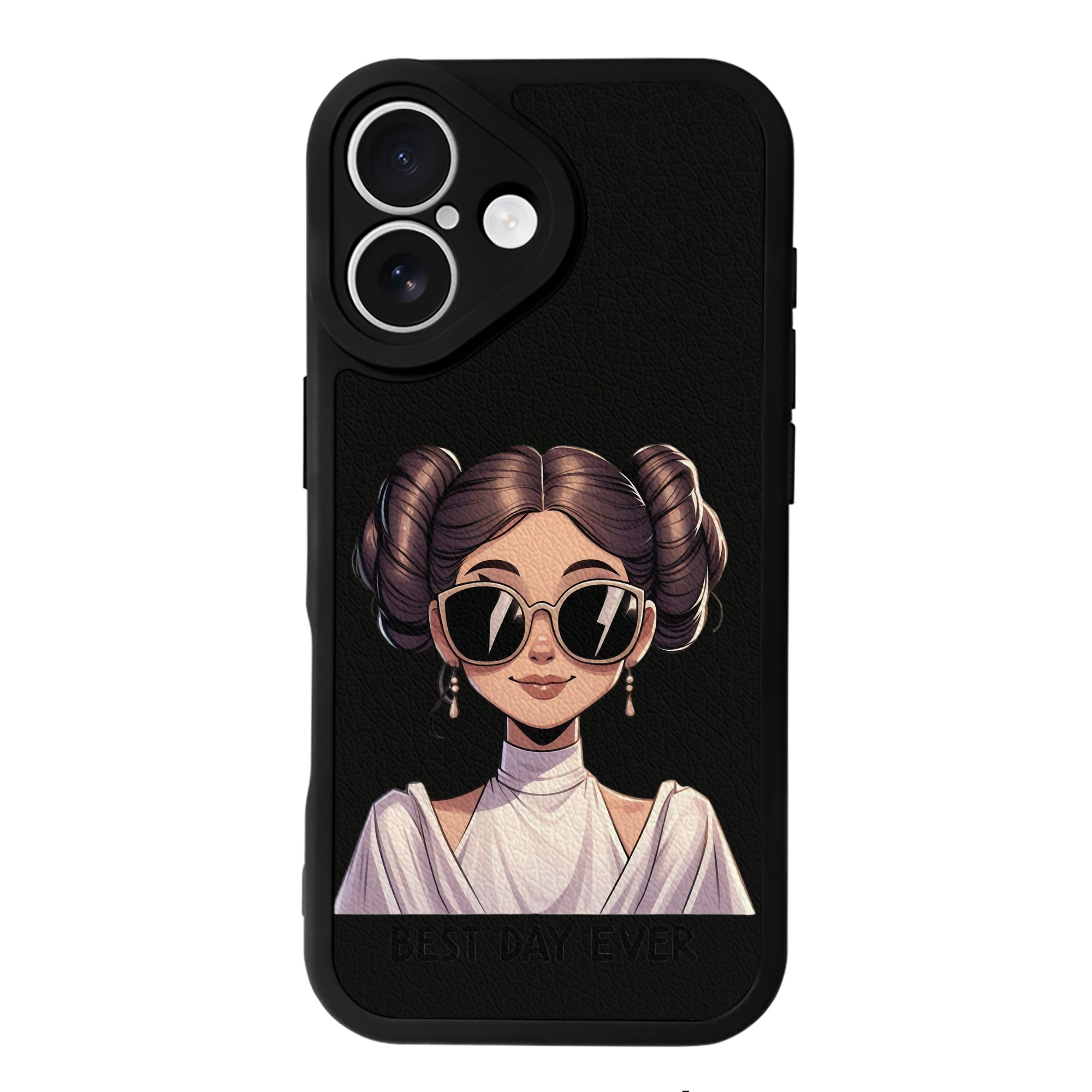 （画像用） スター・ウォーズ Star Wars 【iPhone 16シリーズ対応】シリコンスマホケース（レザー調） 材質：シリコン